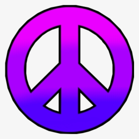 Bi Pride I Bet Someone Already Did This, But Whatever - Groovy Peace Sign, HD Png Download, Transparent PNG