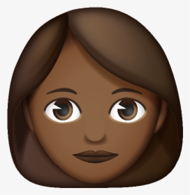 Emoji With Brown Hair, HD Png Download, Transparent PNG