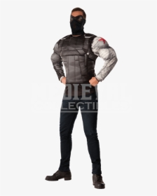Adult Civil War Deluxe Winter Soldier Costume Set , - Cosplay, HD Png Download, Transparent PNG