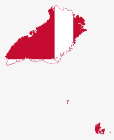 Kingdom Of Denmark Flag Map, HD Png Download, Transparent PNG