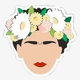 #tumblr #snapchat #snapchatfilter #flower #flowercrown - Frida Kahlo, HD Png Download, Transparent PNG