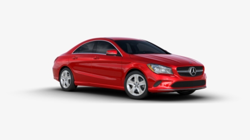 2019 Merceds-benz Red Cla Coupe Angled - Mercedes Benz Cla Lincoln Mkz, HD Png Download, Transparent PNG