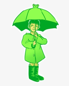 “ The Frog Umbrella  ” ok So I Own A Frog Umbrella - Mob Psycho Umbrella Frog, HD Png Download, Transparent PNG