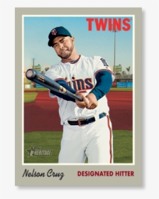 Nelson Cruz 2019 Heritage Baseball Base Poster - Baseball Player, HD Png Download, Transparent PNG