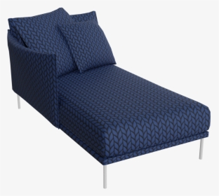 Preview Of Gentry Blue Chaise Lounge Short Armrest - Bed Frame, HD Png Download, Transparent PNG