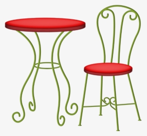 Table Et Chaise Png, Tube - Girly Chair Clipart, Transparent Png, Transparent PNG