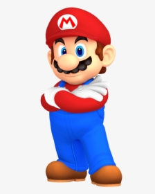 Transparent Crossing Arms Clipart - Mario With Arms Crossed, HD Png Download, Transparent PNG