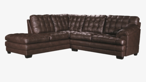 Leather Sectional With Right Or Left Facing Chaise - Sofa Bed, HD Png Download, Transparent PNG