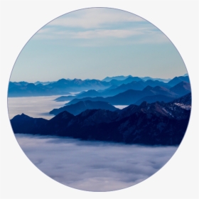 #aesthetic #hipster #blue #sky #dark #light #moutains - Summit, HD Png Download, Transparent PNG