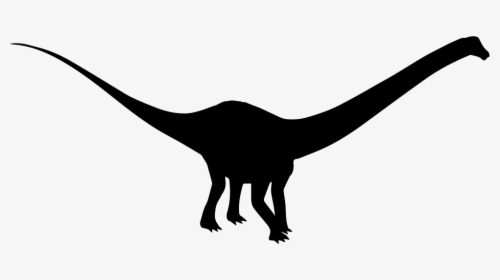 Diplodocus Dinosaur Shape - Black Diplodocus Transparent, HD Png Download, Transparent PNG