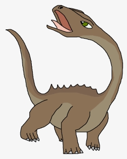 Diplodocus Png Transparent Picture - Cartoon Mamenchisaurus By Dinosaur Pedia, Png Download, Transparent PNG