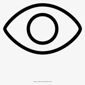 Eye Coloring Page - Circle, HD Png Download, Transparent PNG