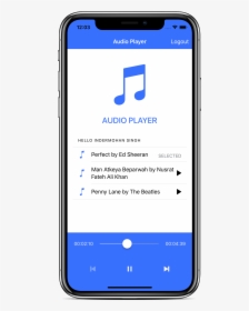 Ionic Audio Player Demo App Ui - Ionic Native Audio Example, HD Png Download, Transparent PNG