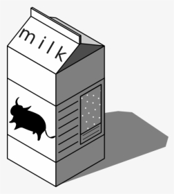 Drink Clipart Milk Carton - Low Fat Milk Cartoon, HD Png Download, Transparent PNG