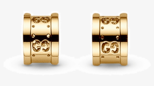 Gucci Gold Earrings, HD Png Download, Transparent PNG