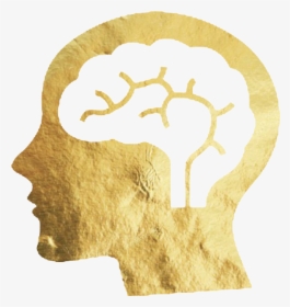 Gold Brain Icon Small - Illustration, HD Png Download, Transparent PNG