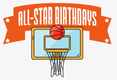 Basketball Clipart Birthday - Basketball Birthday Png, Transparent Png, Transparent PNG