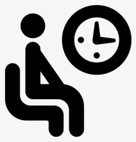 Waiting Room Sign - Hospital Waiting Time Icon, HD Png Download, Transparent PNG
