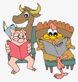 Animals In A Waiting Room Svg Clip Arts - Toro Cerdo Y Pollo, HD Png Download, Transparent PNG