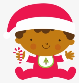 Black Boy 1st Christmas Round Ornament Clipart , Png - Baby Christmas Clip Art, Transparent Png, Transparent PNG