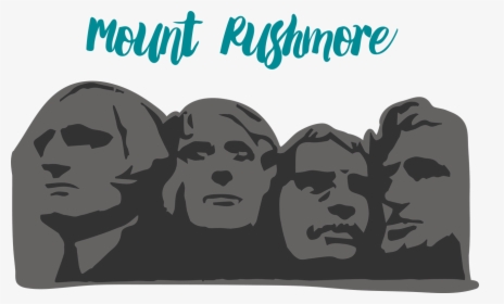 Mount Rushmore Svg Cut File - Mount Rushmore Outline, HD Png Download, Transparent PNG