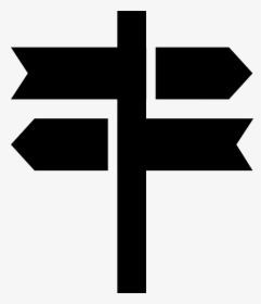 Directional Arrows Signals Pole - Direction Pole Icon, HD Png Download, Transparent PNG