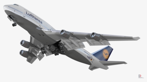 1 Boeing 747 400er Lufthansa Rigged Royalty Free 3d - Boeing 747-400, HD Png Download, Transparent PNG