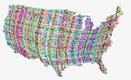 America Prismatic Abstract Map - Us Senate Map 2019, HD Png Download, Transparent PNG