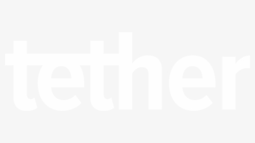 Tether-white, HD Png Download, Transparent PNG