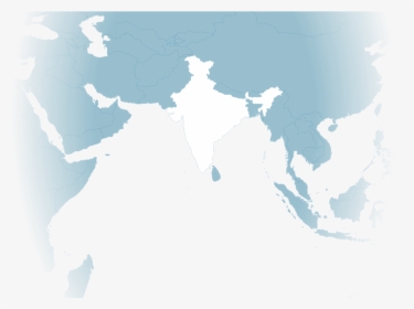 India - Asia Continent Map Png, Transparent Png, Transparent PNG