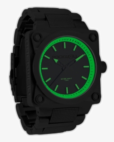 747   Class - Black And Green Watch, HD Png Download, Transparent PNG