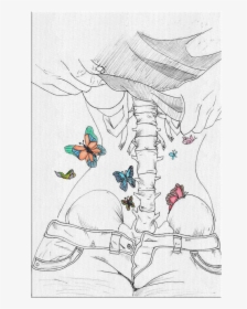 Butterflies In My Stomach Drawing, HD Png Download, Transparent PNG