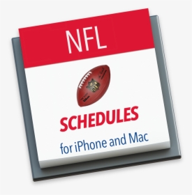 Nfl Schedules For Iphone And Mac - Nfl Football Ball, HD Png Download, Transparent PNG