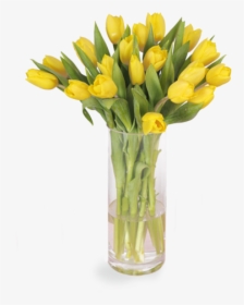 Yellow Flowers Vase Png, Transparent Png, Transparent PNG