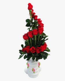#rosebouquet #florero #rosas #🌹 - Arreglo De 25 Rosas, HD Png Download, Transparent PNG