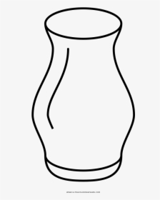 Vase Coloring Page - Coloring Picture Of Vase, HD Png Download, Transparent PNG