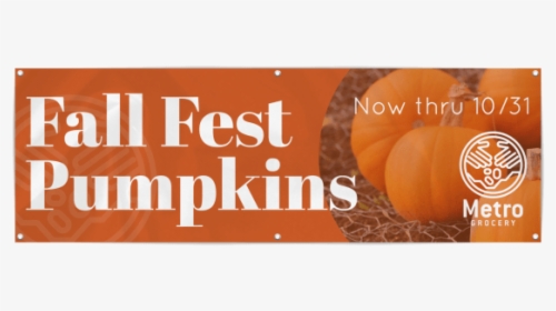 Fall Pumpkin Patch Banner Template Preview - Valencia Orange, HD Png Download, Transparent PNG