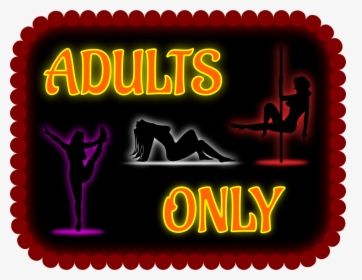 Adults Only Sign - Adult Only Png, Transparent Png, Transparent PNG