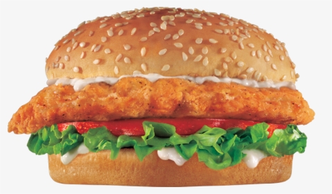 Pide Hamburguesa Big Chicken Fillet Sandwich Ahora - Chicken Fillet Sandwich Hardees, HD Png Download, Transparent PNG