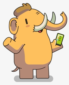 Mastodon Mascot - Mastodon Social Mascot, HD Png Download, Transparent PNG
