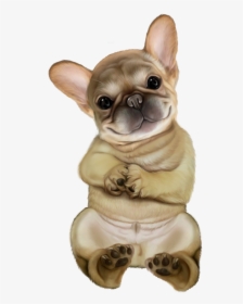 Cartoon French Bulldog Dogs, HD Png Download, Transparent PNG