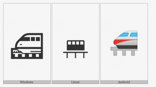 Monorail On Various Operating Systems - Tgv, HD Png Download, Transparent PNG