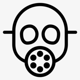 Gas Mask Icon Clipart , Png Download - Gas Mask Png Minimal, Transparent Png, Transparent PNG