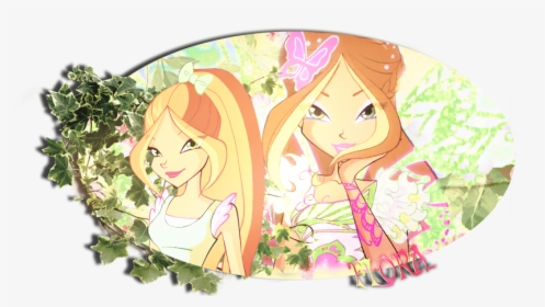 Winx Club Fond D Écran Entitled Flora - Cartoon, HD Png Download, Transparent PNG