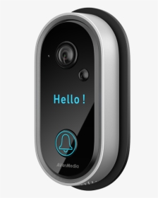 Full Hd 2-way Audio Video Doorbell - Gadget, HD Png Download, Transparent PNG