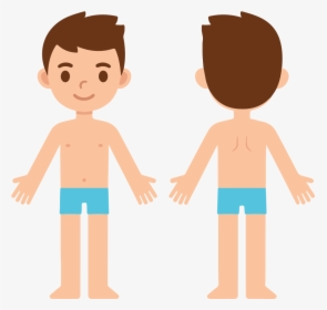 Cartoon Boy In Underwear, HD Png Download, Transparent PNG