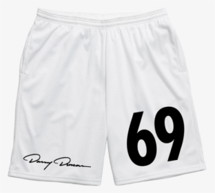 Signature White Shorts - Danny Duncan Merch 69, HD Png Download, Transparent PNG