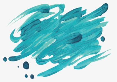 Ftestickers Watercolor Inkbrush Brushstrokes Teal Blue - Sport Definition, HD Png Download, Transparent PNG