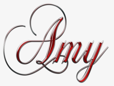 Amy Clipart Group With 77 Items - Amy Written In Cursive, HD Png Download, Transparent PNG