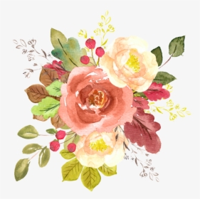 Watercolor Flower Free Illustration - Flores Clean Aquarela Vetor Png, Transparent Png, Transparent PNG
